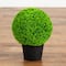 16in. UV Resistant Artificial Mediterranean Cypress Topiary Plant (Indoor/Outdoor)